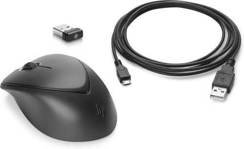 hp wireless premium mouse muis ambidextrous rf draadloos laser 1200 dpi